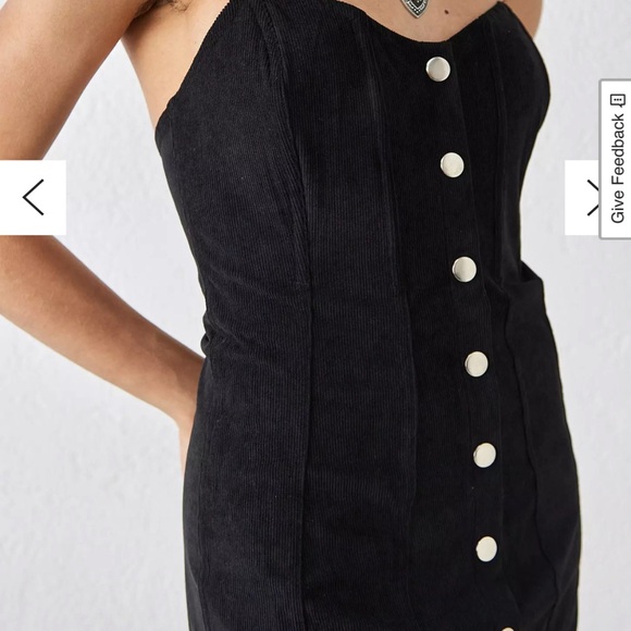 Urban outfitters Cali Corduroy Bustier Mini Dress - Picture 8 of 8